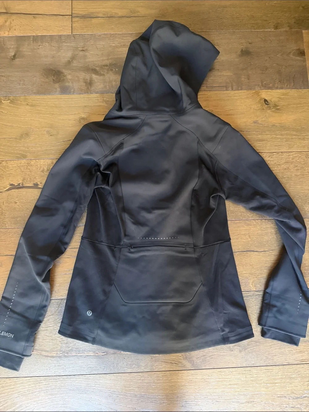 Lululemon Women's Black Hooded Softshell Insulated Jacket